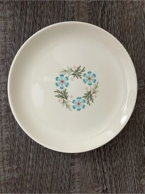 Vintage Taylor Smith & Taylor “Bridal Wreath” salad plates set of three